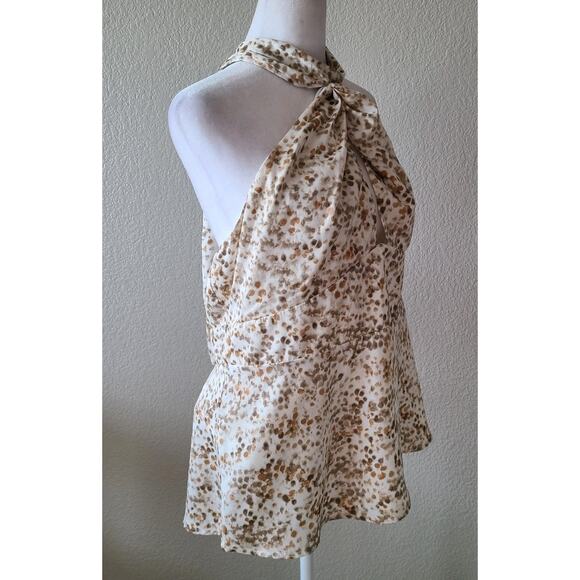 Banana Republic Silky Twist Front Blouse Size 16 New NWT Lined - Picture 3 of 11